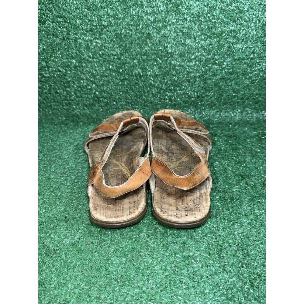 Abeo Bea Braid‎ Gladiator Brown Leather Summer Sandals Womens Size 9.5 Narrow - Picture 7 of 9